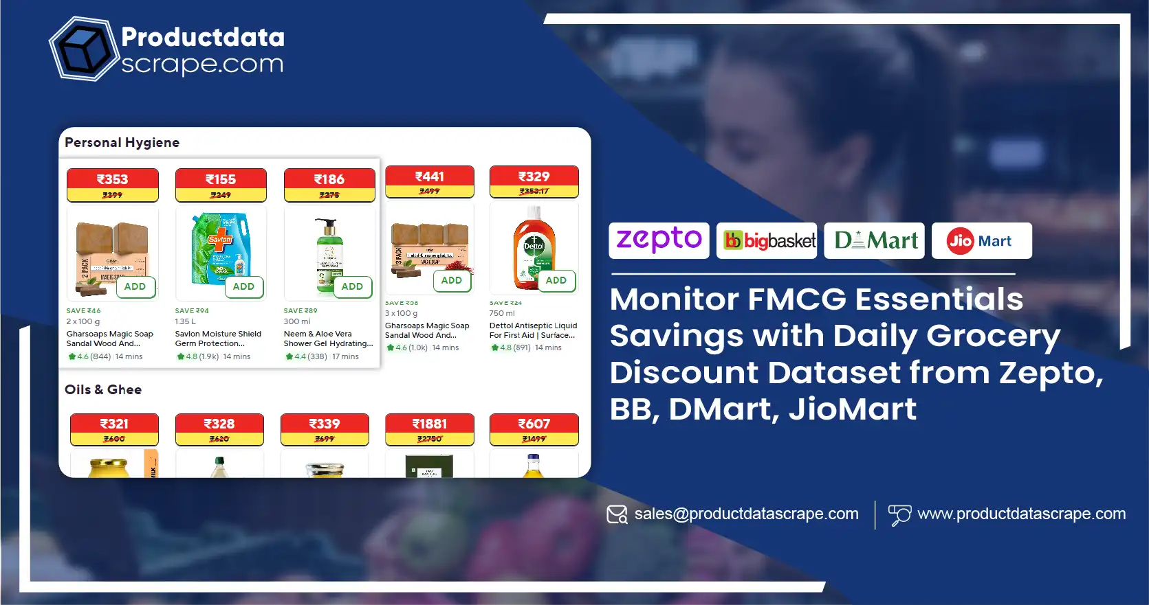 Monitor FMCG Essentials Savings with Daily Grocery Discount Dataset from Zepto, BB, DMart, JioMart-01